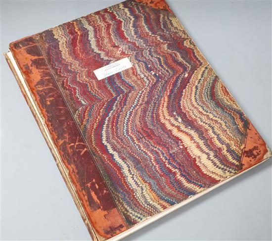 DOVER: Darrell, William - The History of Dover Castle, qto, with engraved title, folding plan and 8 plates, covers
